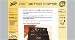 Desktop Screenshot of chesstigers.de